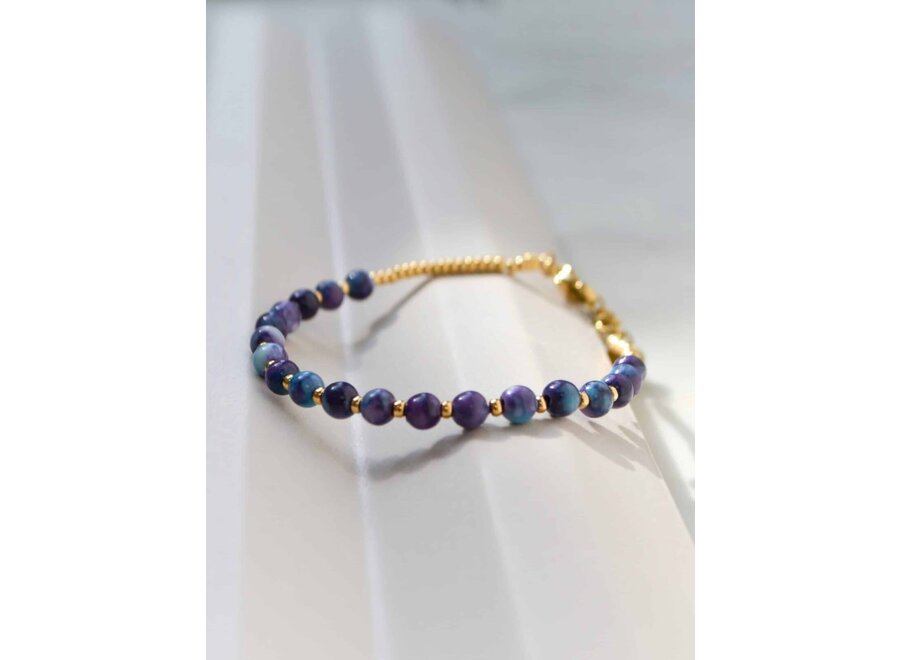 Dark night bracelet gold