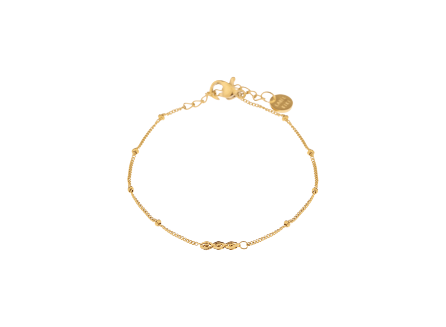 Triple Eye Bracelet Gold Bracelet