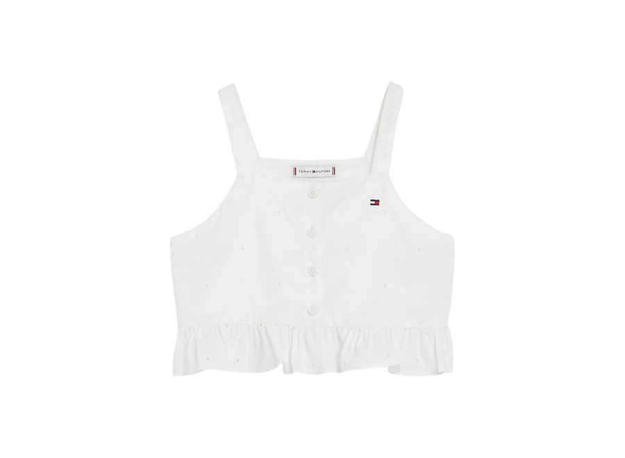 TH Monogram Broderie  Anglaise Top