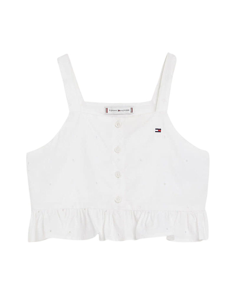 TH Monogram Broderie  Anglaise Top