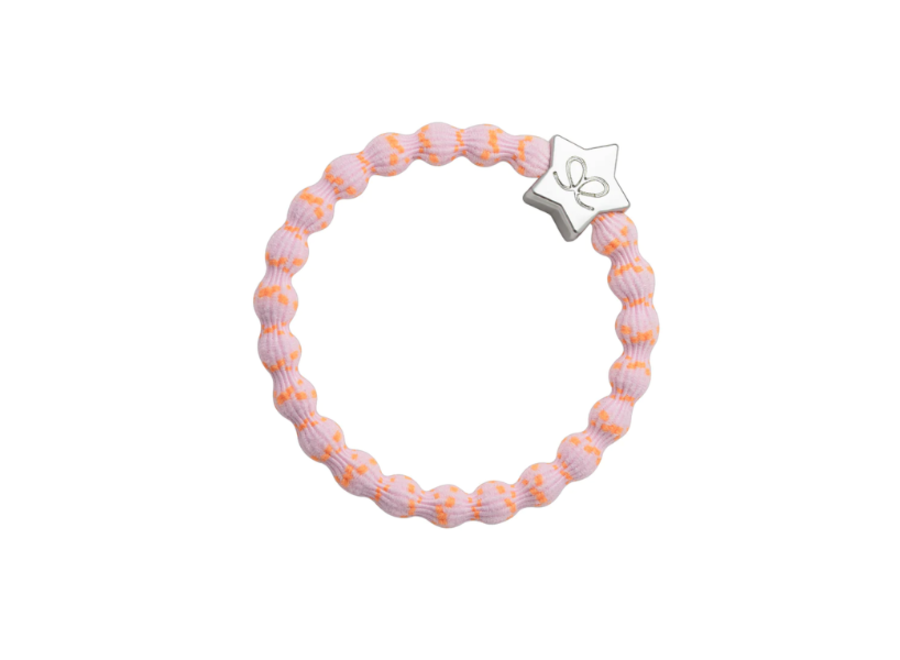 Silver Star | Orange on Pink Roze