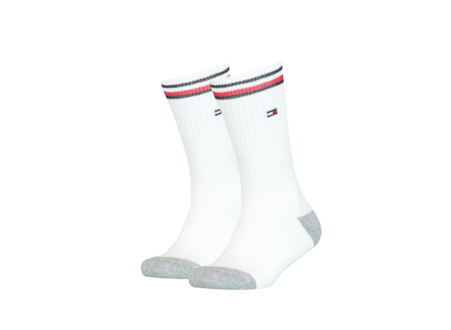 TH Kids Iconic Sports Sock White Wit