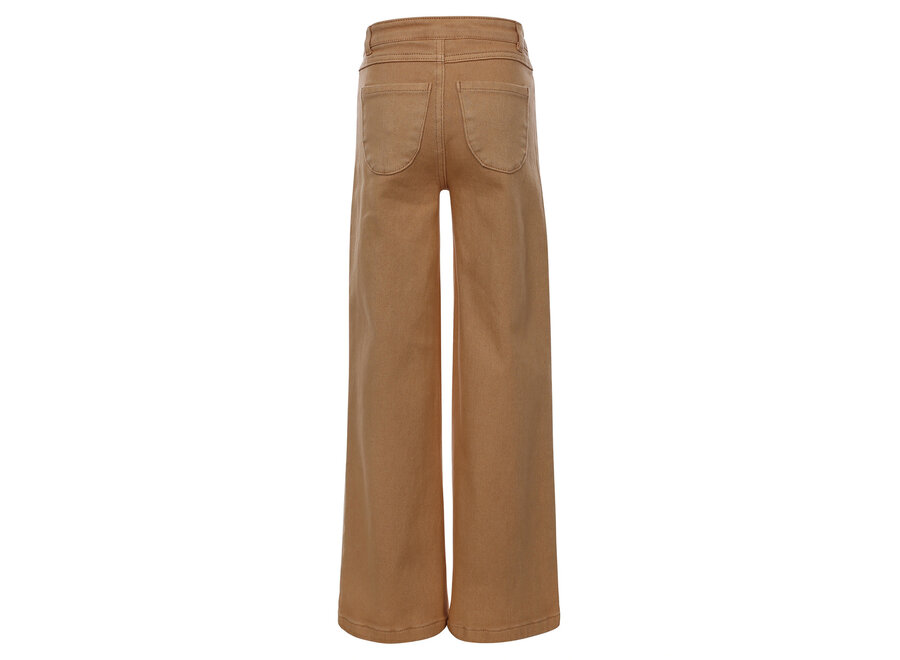 Coloured Twill Wide Leg P