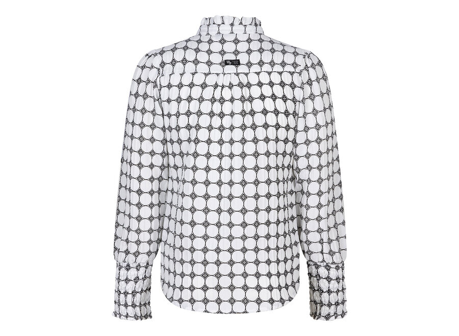 Shirt LS Tile Print