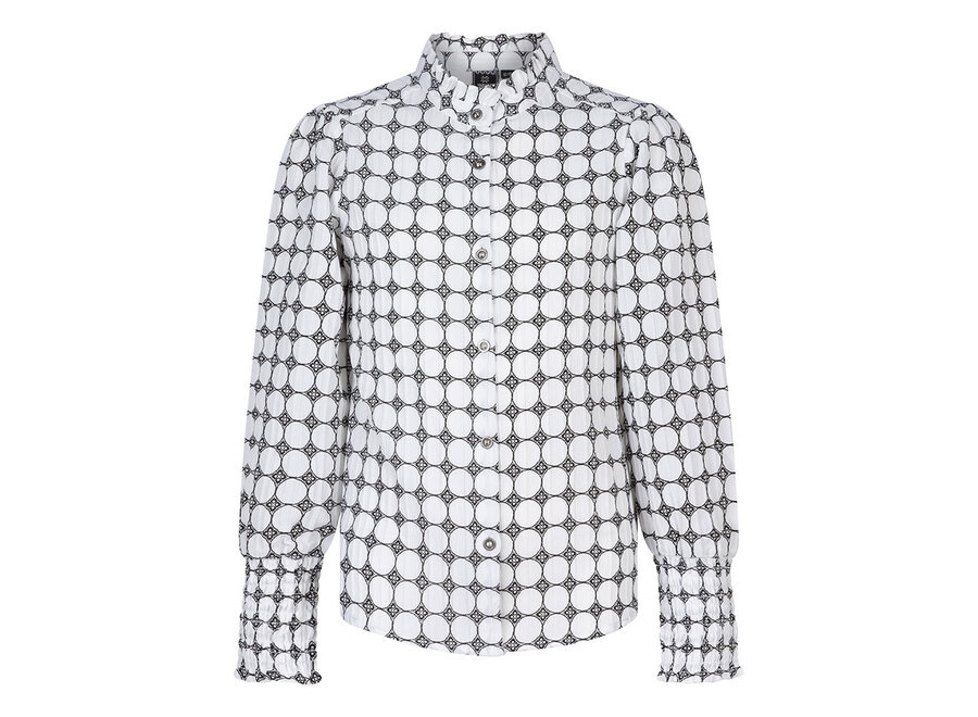 Shirt LS Tile Print