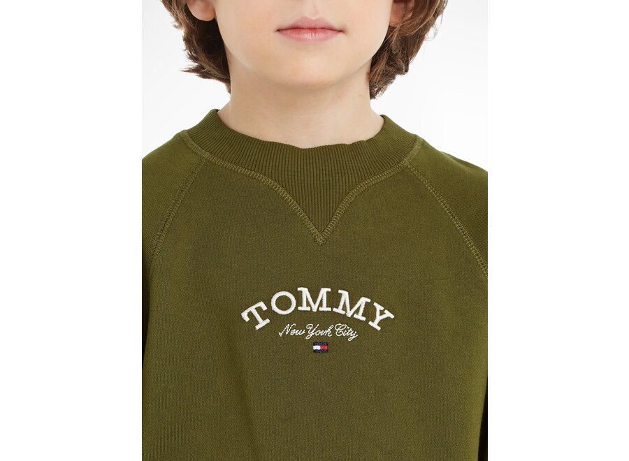 Tommy Logo Crew Sweater