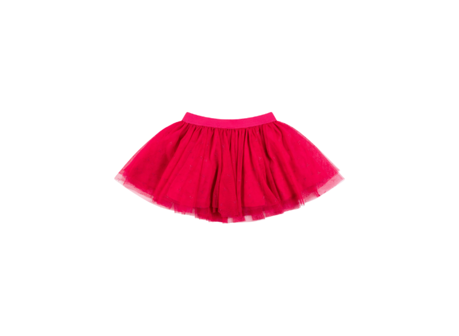 Kids knitted tule skirt