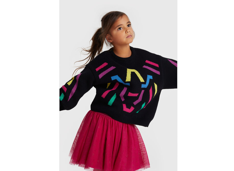 Kids knitted tule skirt