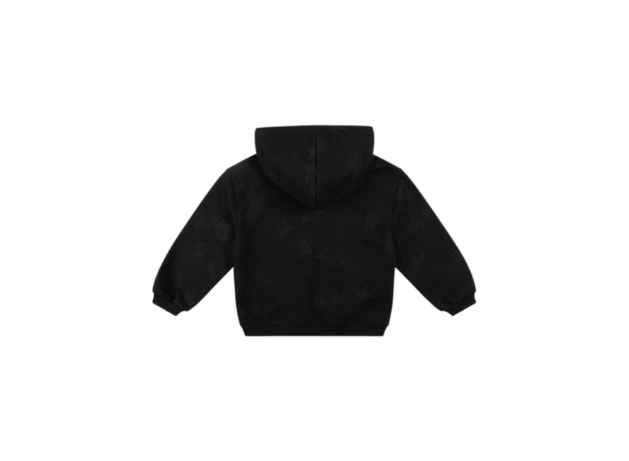 Kids knitted painted Alix hooded sweater