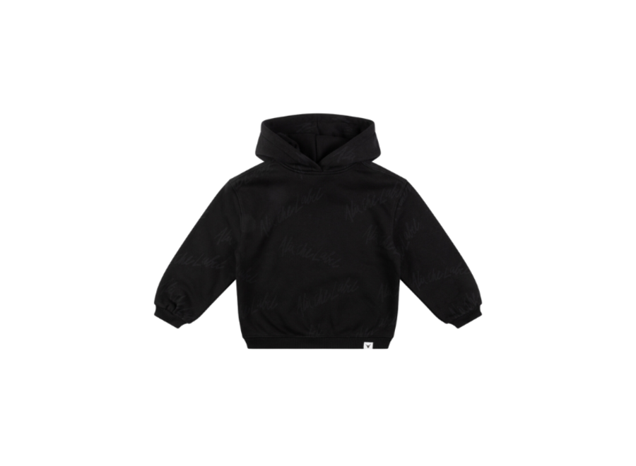 Kids knitted painted Alix hooded sweater
