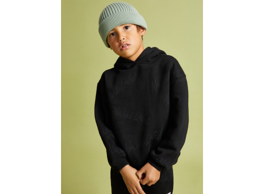 Kids knitted painted Alix hooded sweater