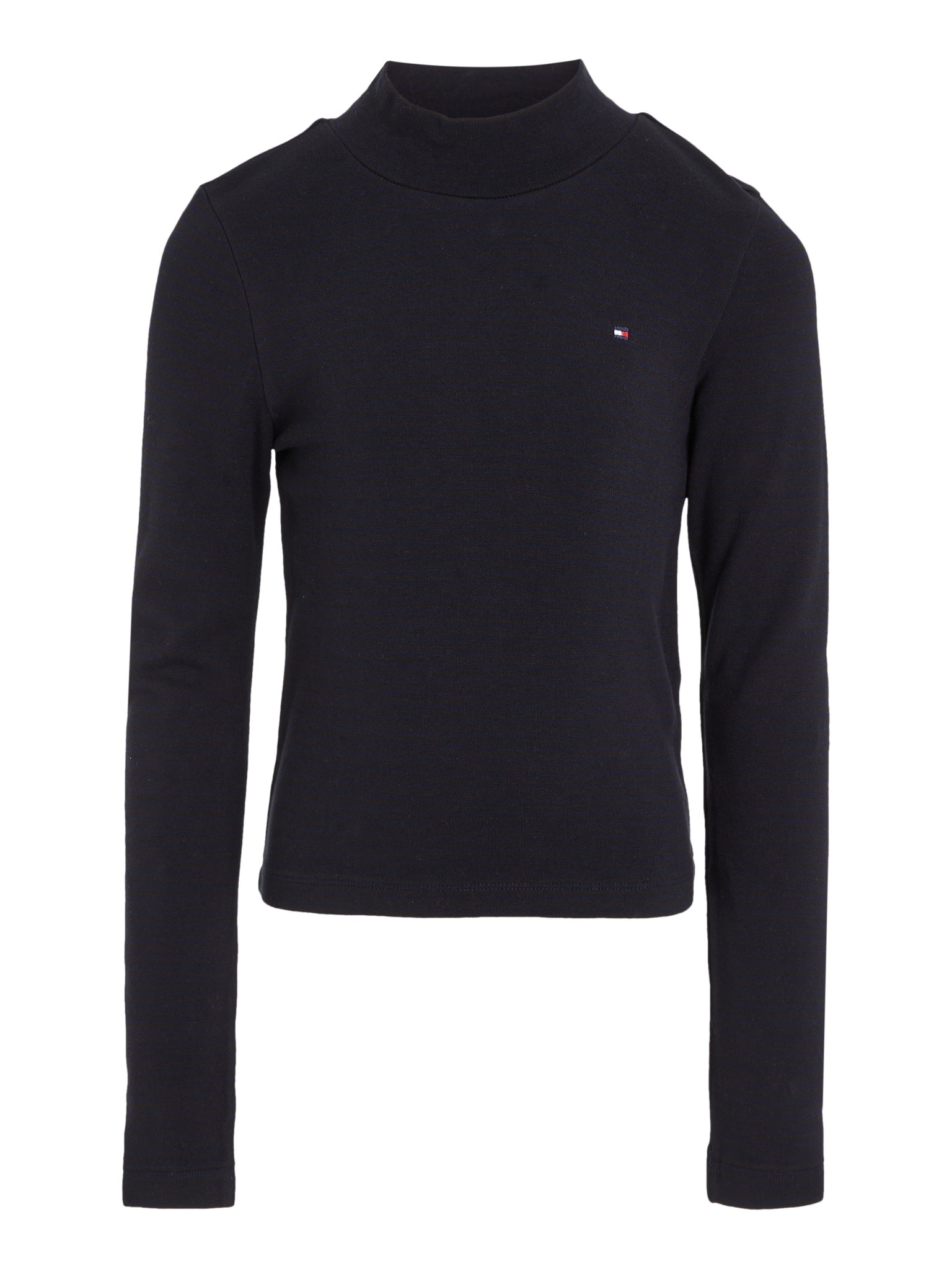Stripe Mock Neck Top