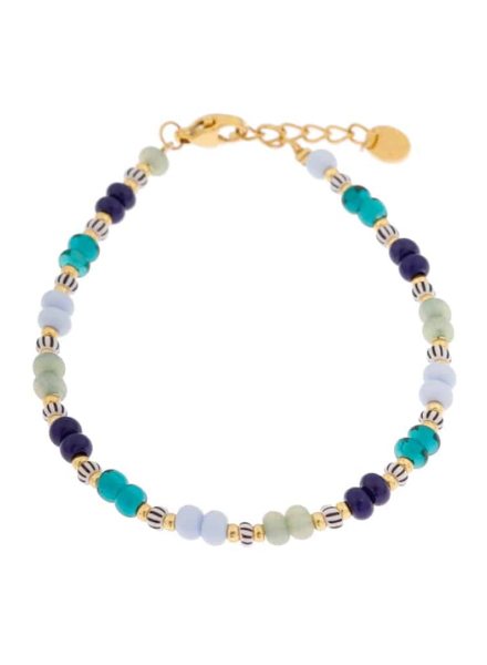 Label Kiki Blue oasis bracelet gold