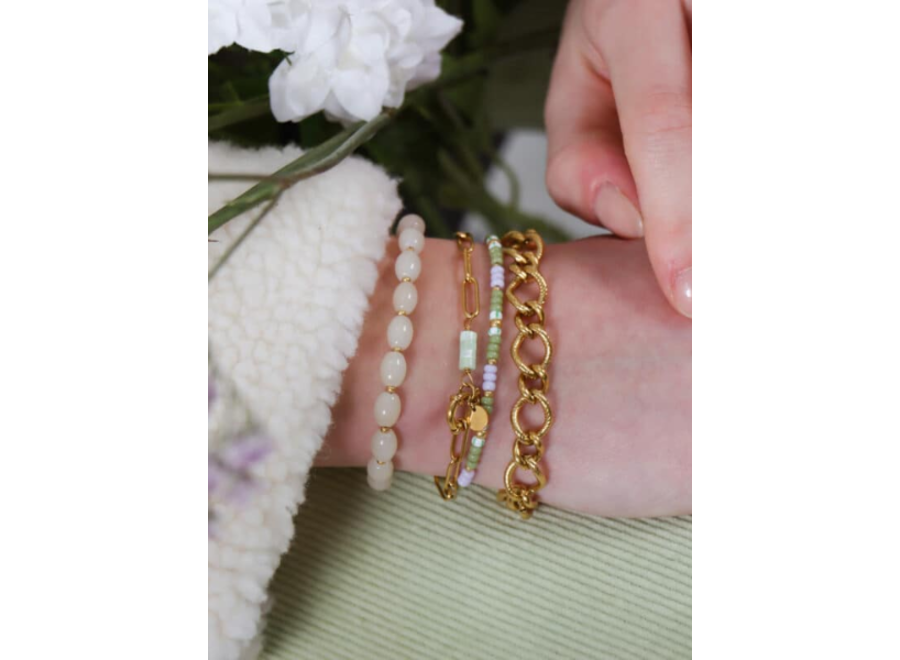 Hold On Mint Bracelet Gold