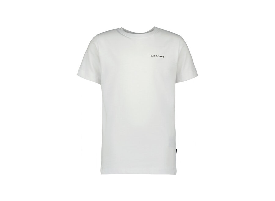 Basic T-Shirt White -True Black