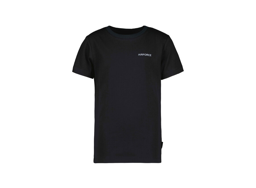 Basic T-Shirt True Black-white