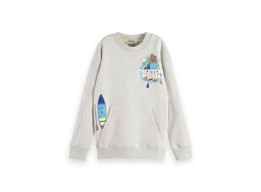 Relaxed-fit artwork sweatshirt