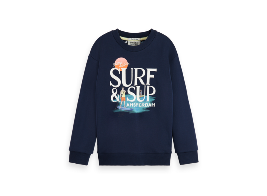 Relaxed-fit artwork sweatshirt