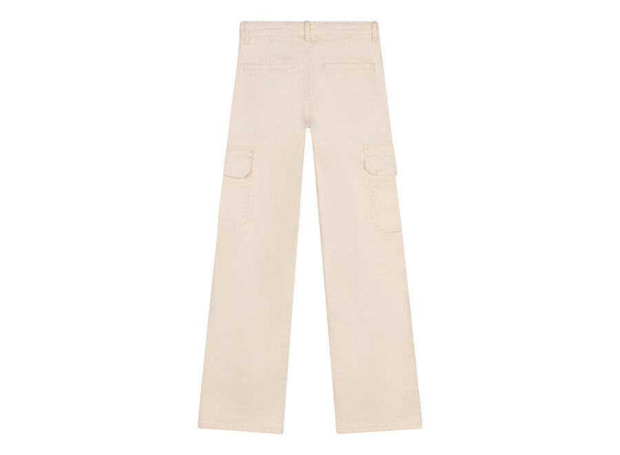 Cargo Denim Wide Fit Lily White