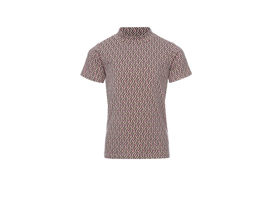 10Sixteen Printed T-Shirt Argyle