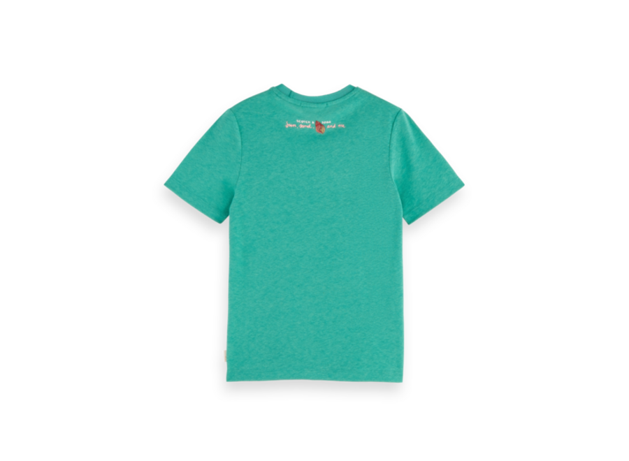 Slim-fit linen blend T-shirt