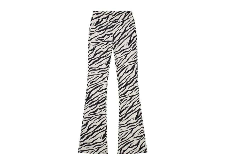 Zebra Flared Pants