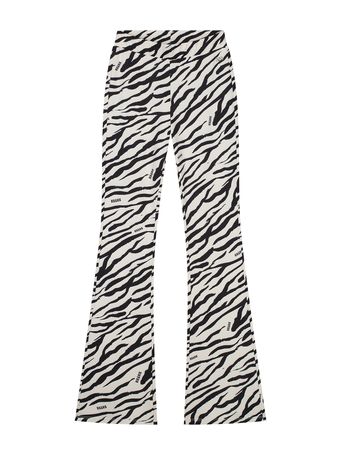 Zebra Flared Pants