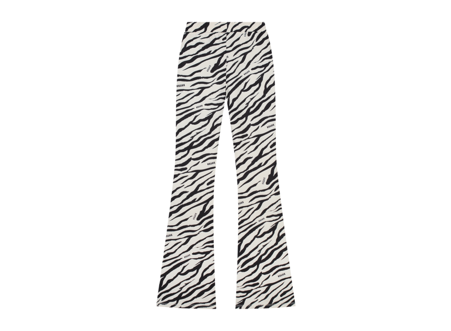 Zebra Flared Pants