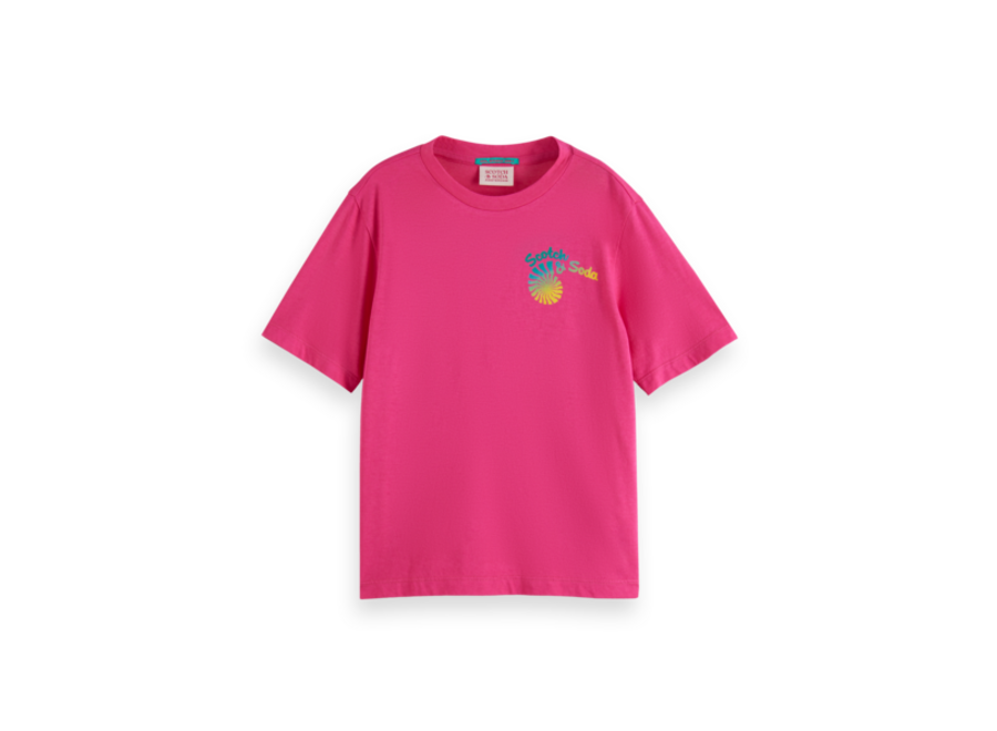 Gradient artwork relaxed-fit t-shirt