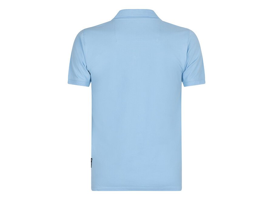 Polo SS Pique Ice Blue