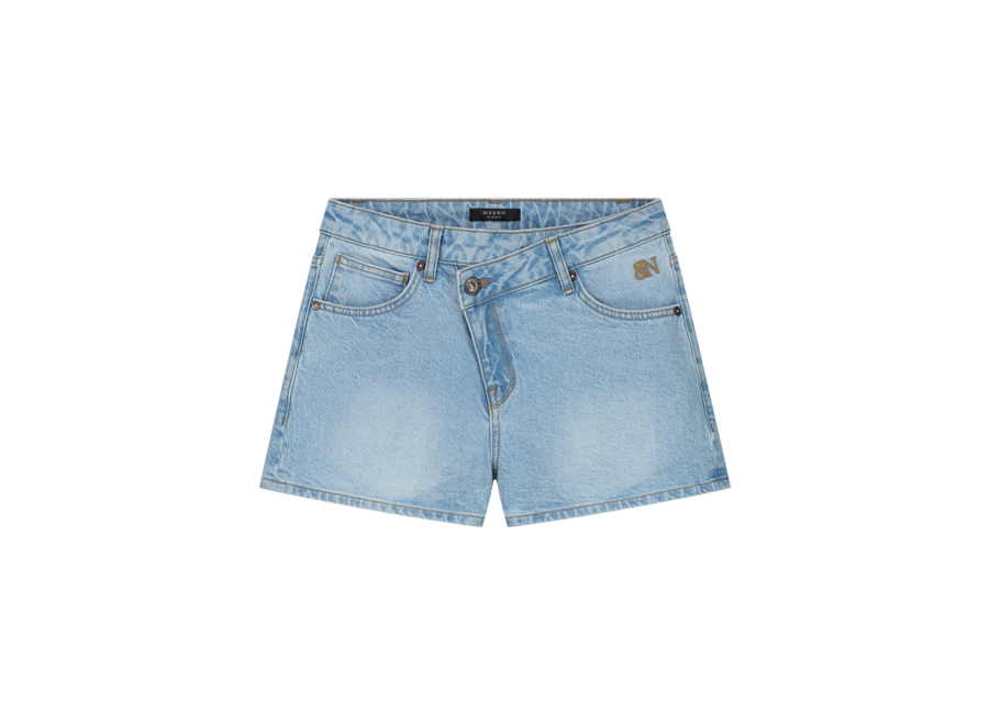 Faye Denim Short Light Blue