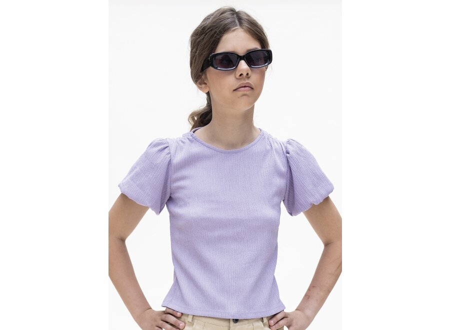 10Sixteen Cinkle Top Purple