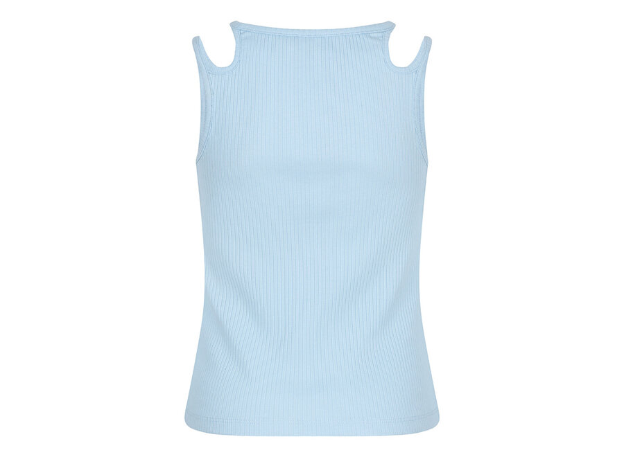 Singlet Rib Light Blue