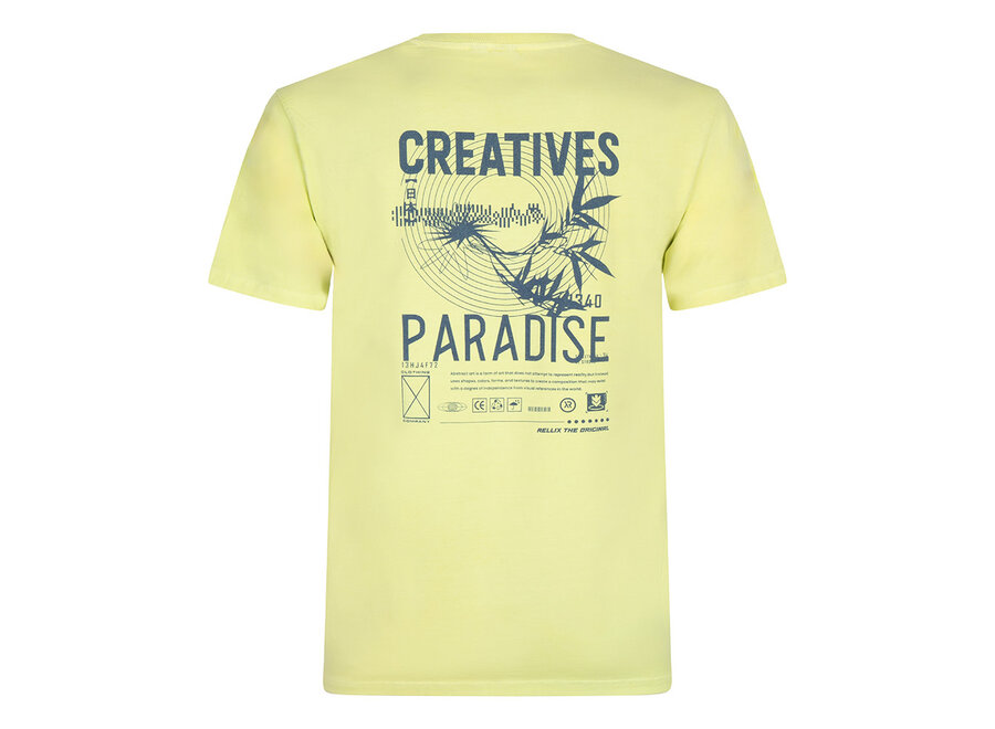 T-Shirt Creatives Paradise Sun Yellow