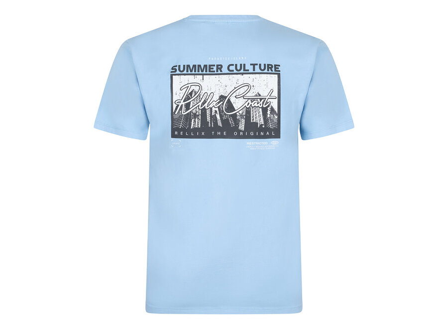 T-Shirt Summer Culture Ice Blue
