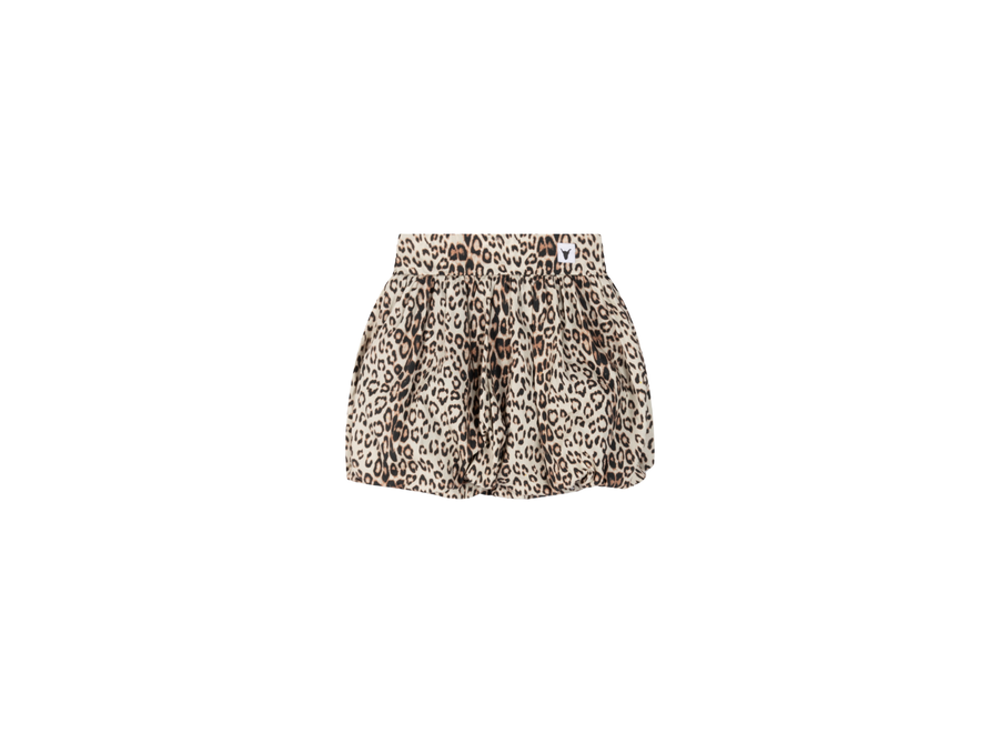 Woven Leopard Balloon Skirt  Animal