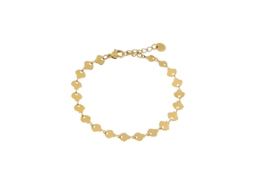 Shell bracelet gold