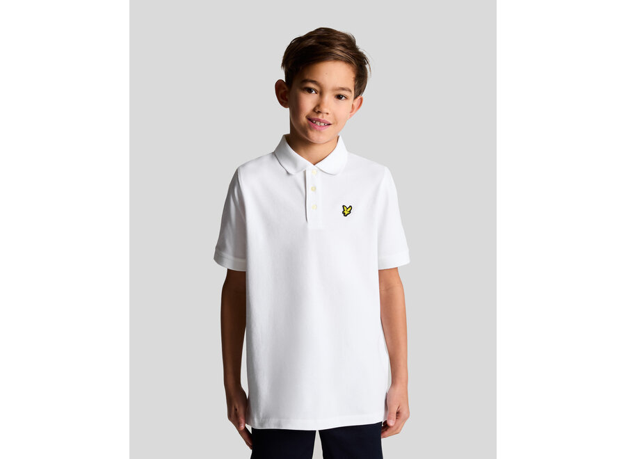 Plain Polo Shirt White