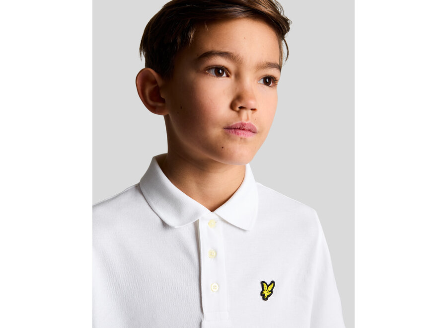 Plain Polo Shirt White