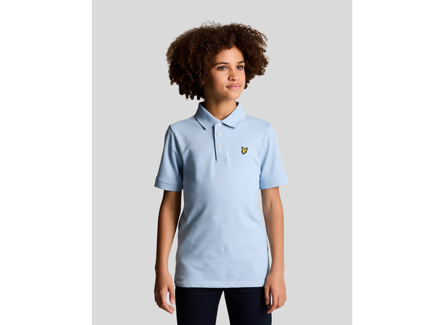 Plain Polo Shirt Light Blue