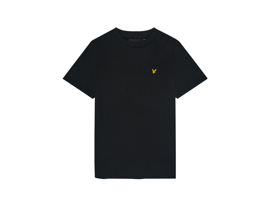 Plain T-shirt Jet Black