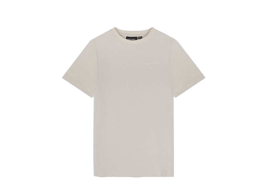 Script Embroidered T-shirt Cove