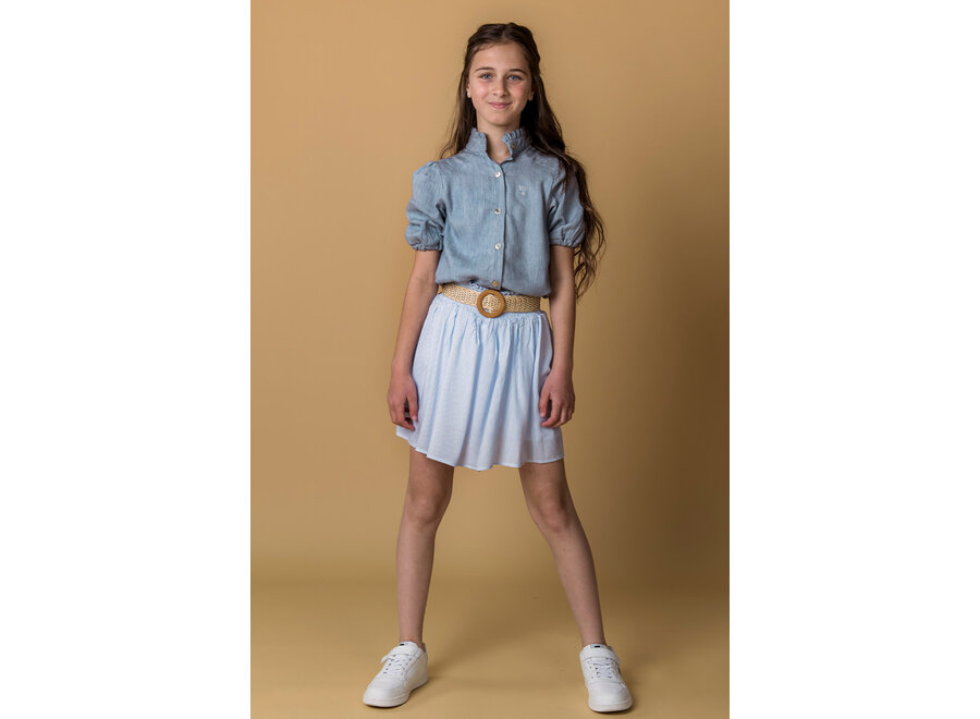 Skirt Esmee Stripe Light Blue