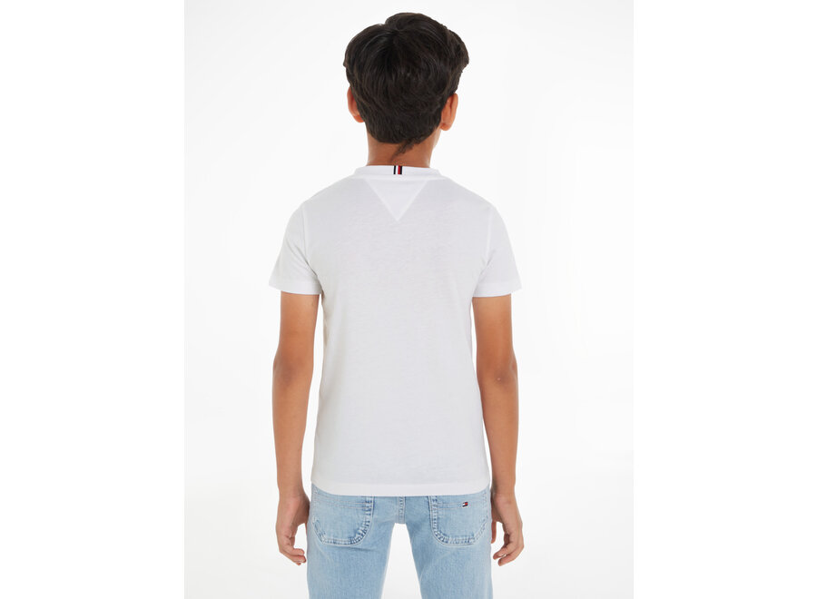 Hilfiger Tee  S/S, White