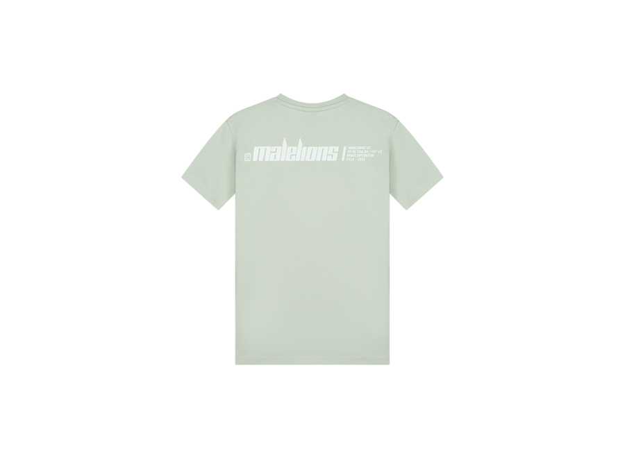 Junior Worldwide T-Shirt Aqua Grey