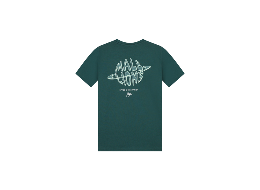 Junior Space T-Shirt  Dark Green/Mint