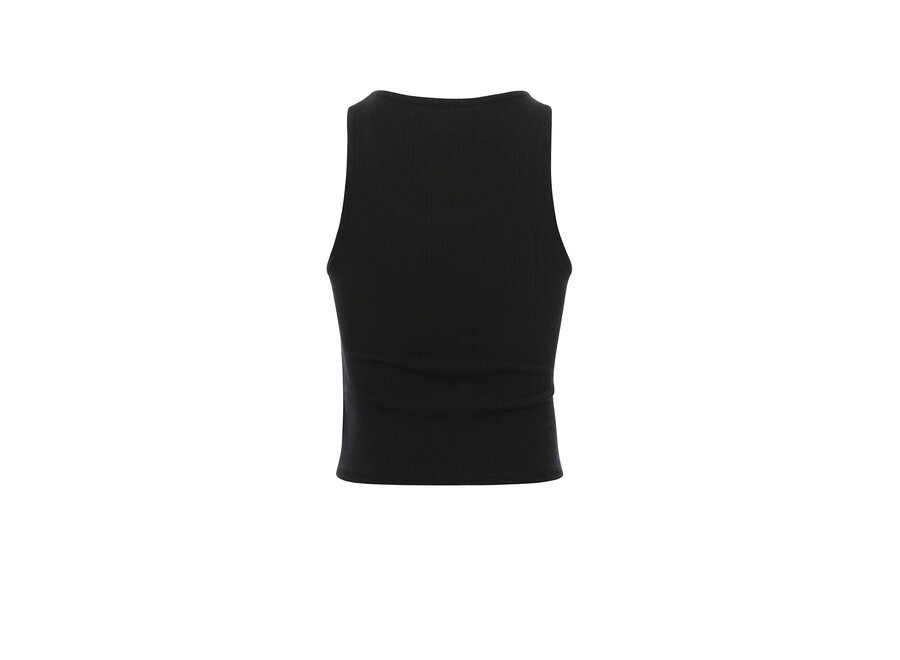 10Sixteen Sleeveles Top Black