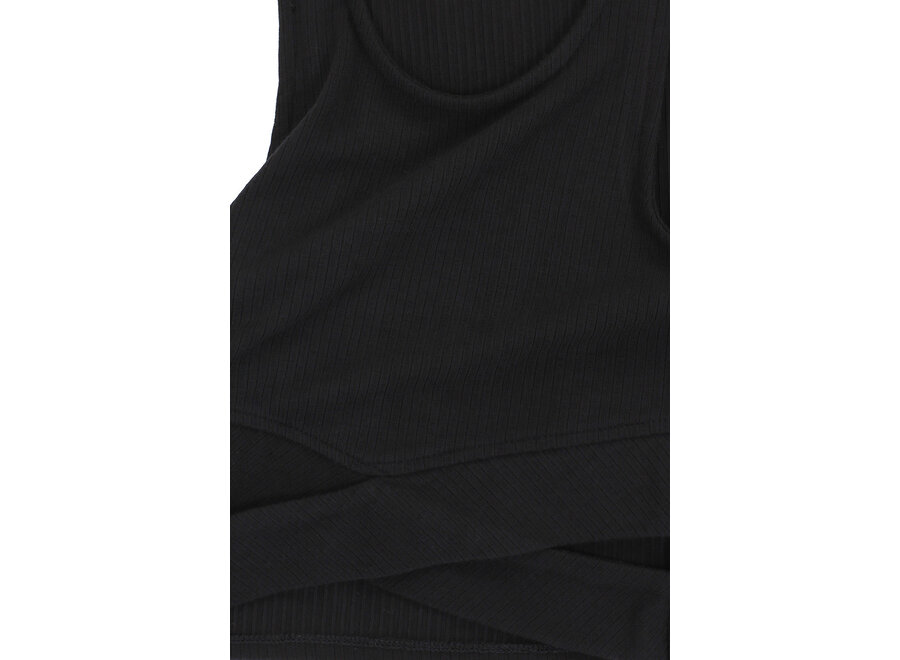 10Sixteen Sleeveles Top Black