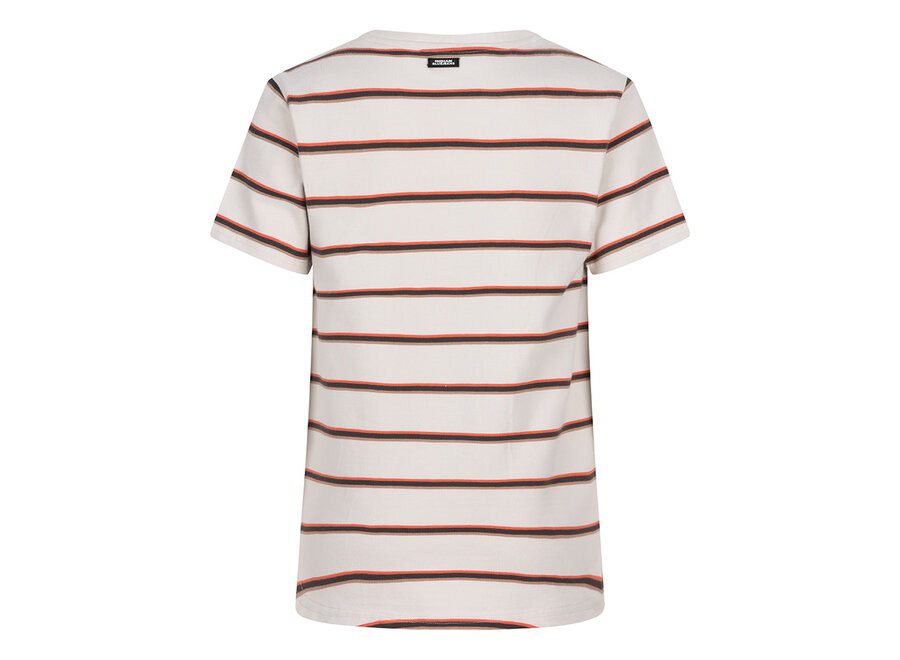 T-Shirt Stripe Indian College Stone Sand