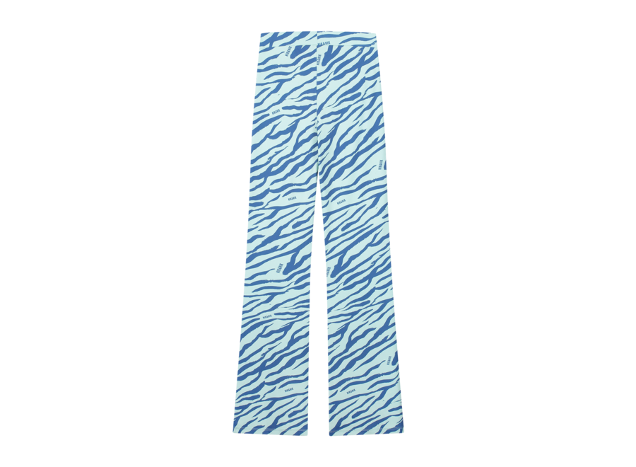 Zebra Flared PantsOcean Mint